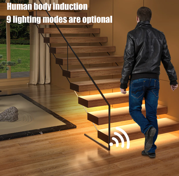 motion sensor stairs light